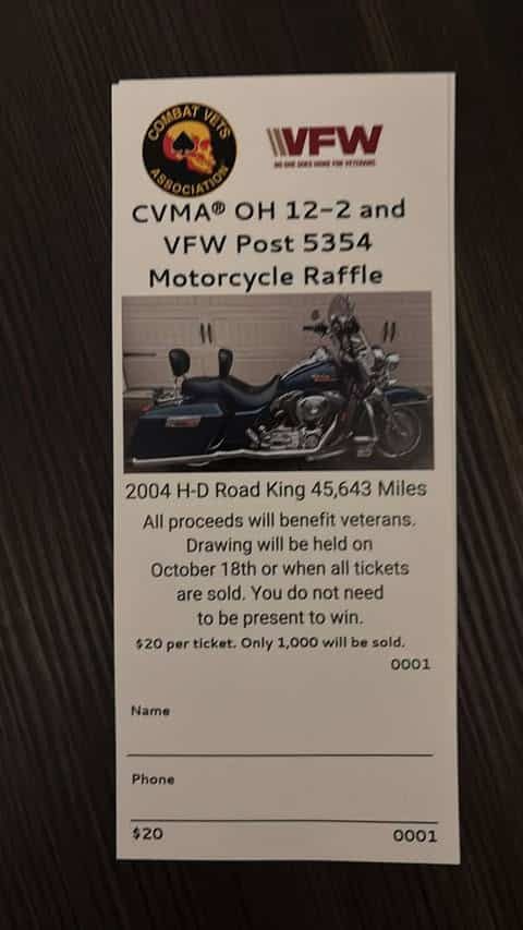 Bike Raffle Tickets